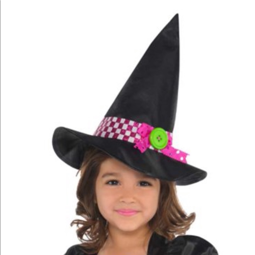 2T Stitch Witch Halloween Costume Hat